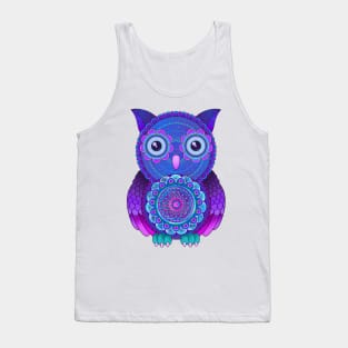 Mandala owl Tank Top